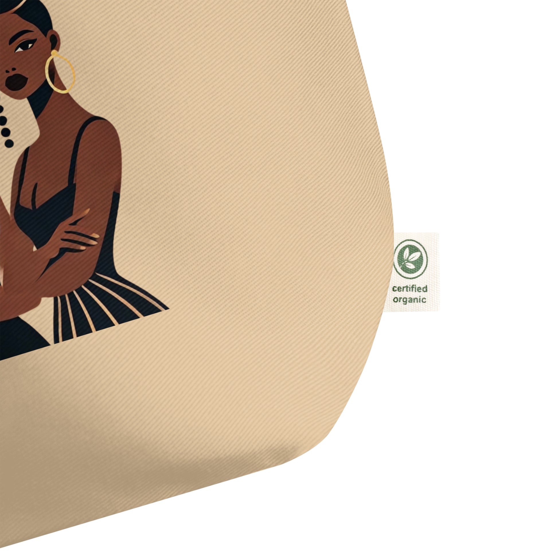 Sisters Nr2 - Grand tote bag 100 % coton biologique - Beige_2