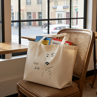 Améda - Grand tote bag 100 % coton biologique - Beige